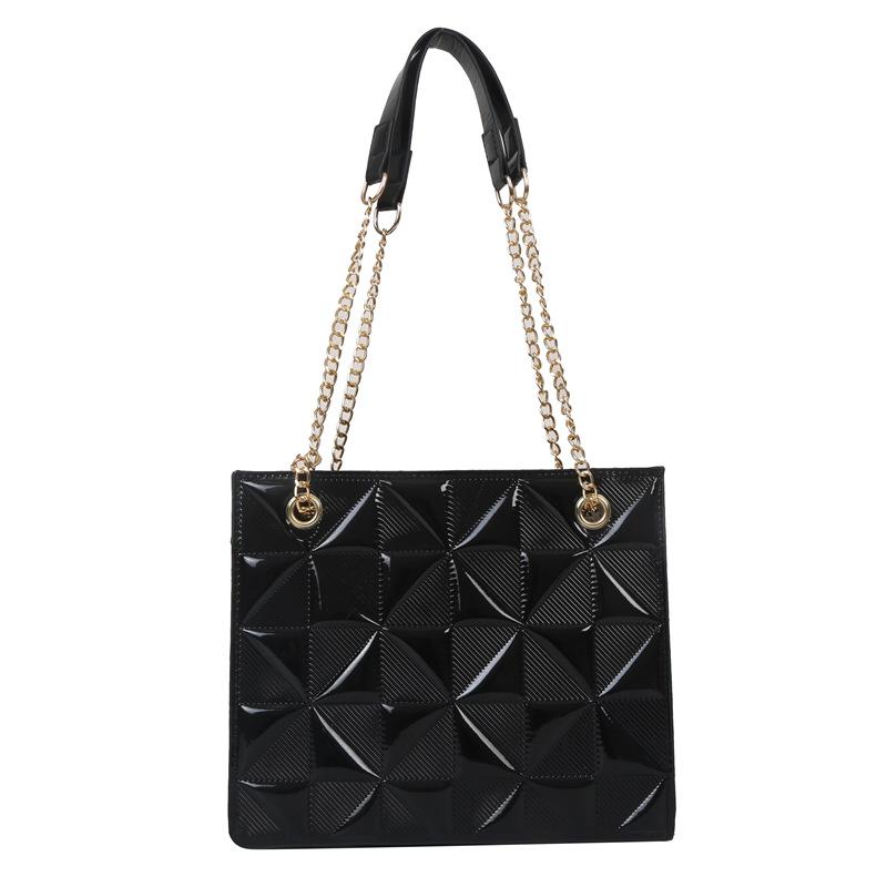 Simple Women's Fashion Bag New 2025 Spring and Summer New Popular Texture Chain Messenger Bag Casual Shoulder Bag