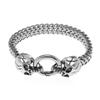 Classic Fashion Punk Stainless Steel Skull Bracelet Men\\\'s Charm Gothic Bracelet Jewelry Gift