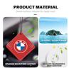 BBIZ5 Car Air Freshener Aromatherapy Piece Hanging Perfume Pendant For BMW Performance M E87 E30 E46 E28 F35 G20 E93 F20 X3 X