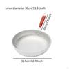 Aluminum Deep Frying Pan with Heat Resistant Handle for Cooking