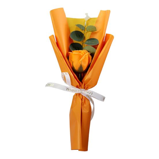Yousheng Artificial Sunflower Bouquet Mini Scented Soap Flower Bouquet with Eucalyptus Leaves Gift for Birthday Valentine's Day Mother's