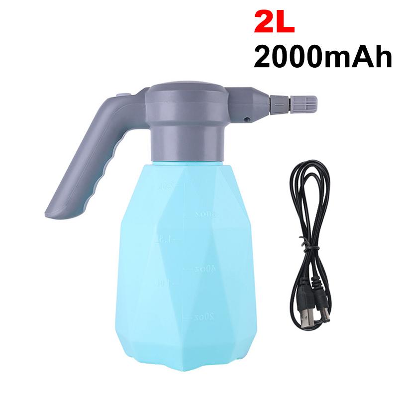 1L/2L Cordless Electric Garden Sprayer Watering Can 2000mA USB Rechargable Automatic Atomizer Plant Mister Spray Bottle