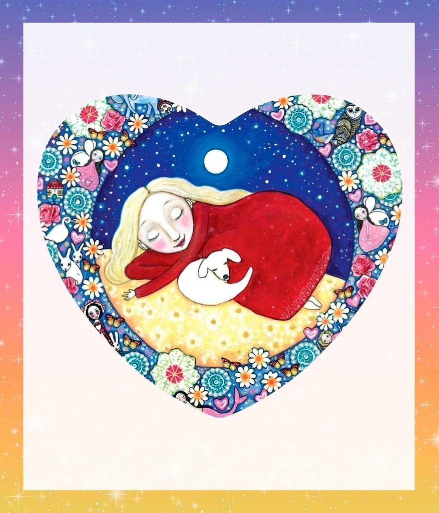 The Enchanted Heart Oracle Cards, Heart-Shaped Tarot Cards, Fortune Telling, with Japanese Instructions, by lulucouture [Authentic]