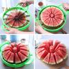 Watermelon Slicer Stainless Steel Fruit Cutter with Comfortable Non-Slip Handle Watermelon Slicing Tool Home Supply