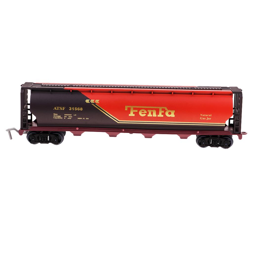 Scale Simulation Train Carriage Model Diecast Vehicle Car Toy Railroads Gift Electric Track Freight Car for Children