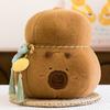 Cartoon Gourd Cute Shaped Water Capybara Plush Toy Pillow For Sofa Decoration