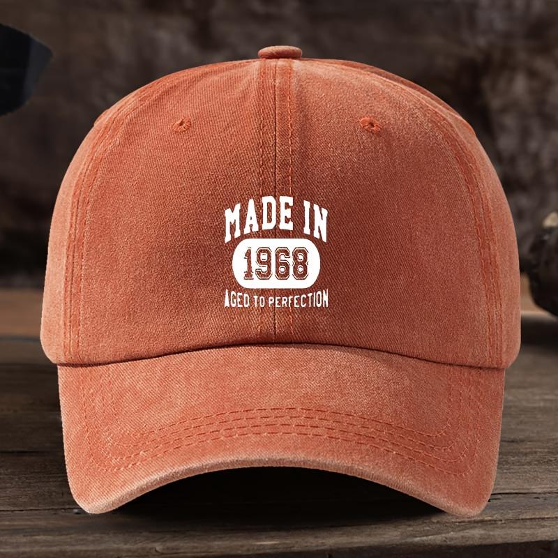 Fun Letter Print Baseball Hat, Fashionable and Versatile Peaked Cap, Men's Outdoor Hat