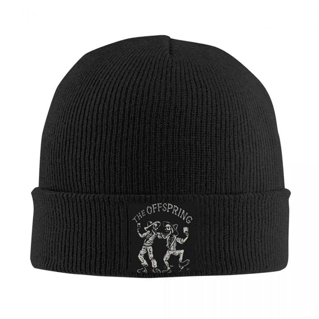 Punk The Offspring Warm Knitted Cap Winter Knit Bonnet Hat Skullies Beanies Hip Hop Caps for Unisex