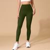 Pantaloni da Fitness Yoga a Vita Alta con Tasche e Sollevamento Glutei in Pile Elastico da Corsa Stretti Sportivi