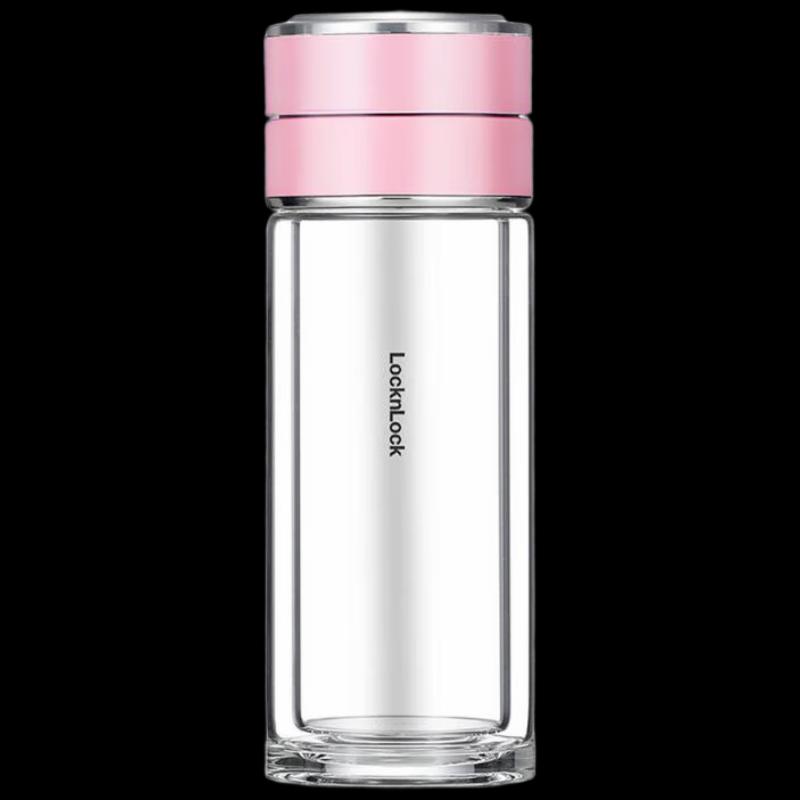 LocknLock Portable Tea Infuser Glass Bottle