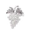 8pcs/lot Pearl Grape Napkin Ring Metal Napkin Button Cloth Napkin Ring Table Desktop Decoration