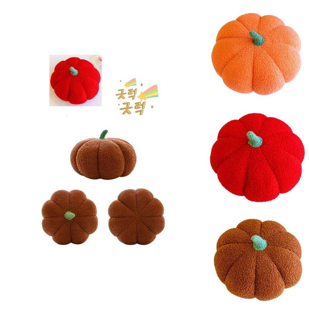 Cute Plush Pumpkin Pillow For Halloween And Home Decoration Soft And Skin-friendly Fabric