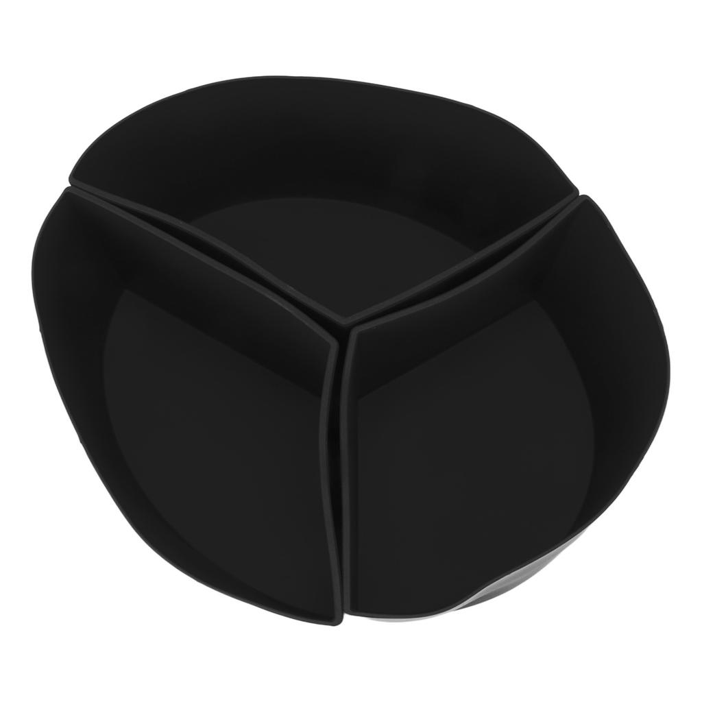 3 in 1 Silicone Slow Cooker Divider Liner Reusable Leakproof Dishwasher Safe Cooking Liner For 6 Quart Pot Black