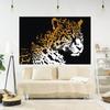 Cartoon Leopard Tapestry Office Living Room Decoration Home Wall Tapestry