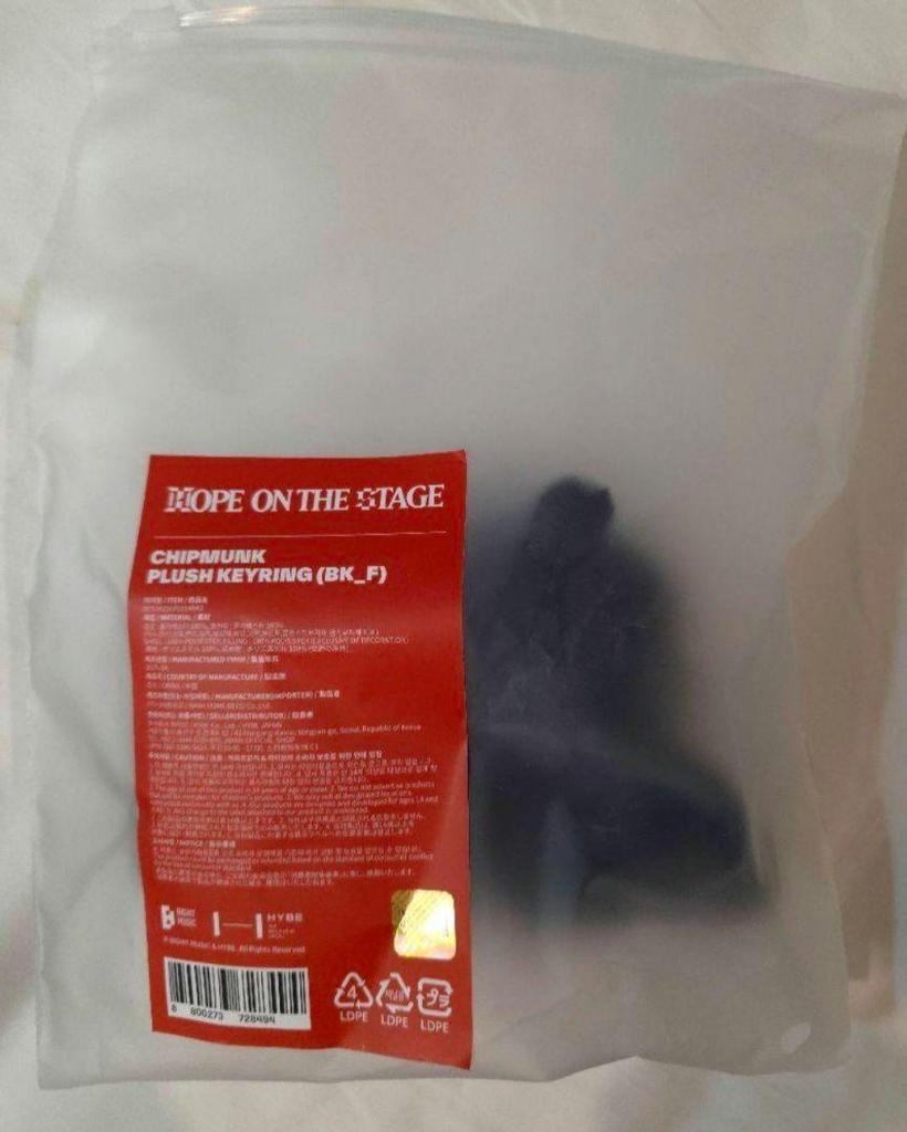 [USED] j-hope HOPE ON THE STAGE Squirrel Key Ring Hobby