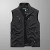 2025 Outdoor Leisure Vest Men's New Multi-Pocket Breathable Outdoor Cargo Jacket Coat High-Quality Design Hiking Fishing Vest