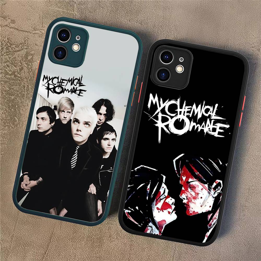 My Chemical Romance Rock Band Matte Protective Case For IPhone 16 15 14 13 12 11 Pro Max X XS MAX Protection Case