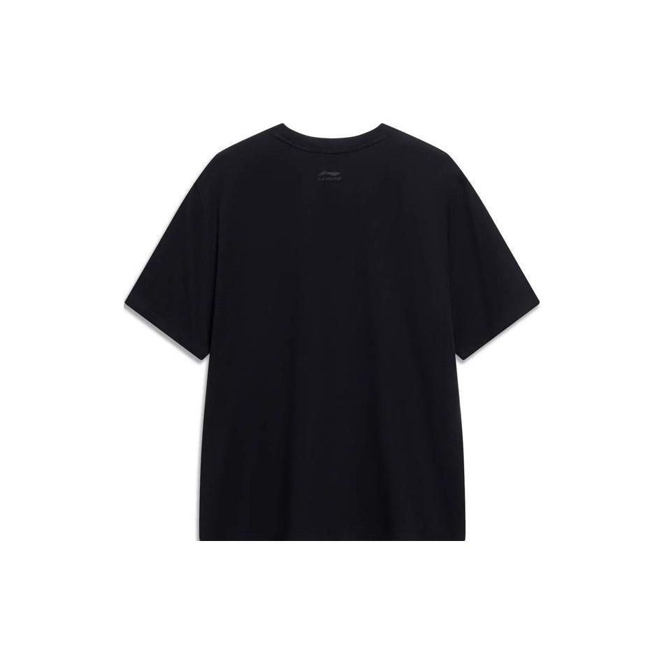 Li Ning Sports Life Collection T-Shirt Unisex Schwarz AHSU741-2