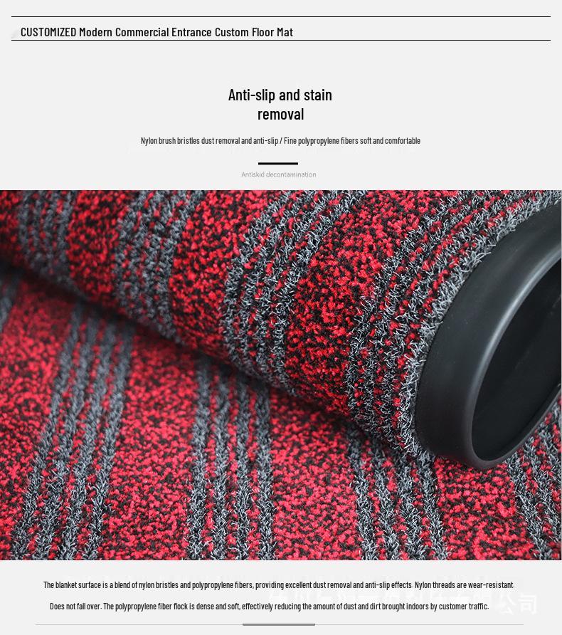 Customizable Anti-Slip Floor Mat for Dust and Water Absorption – Ideal for Entrances, Elevators, and Bathrooms.