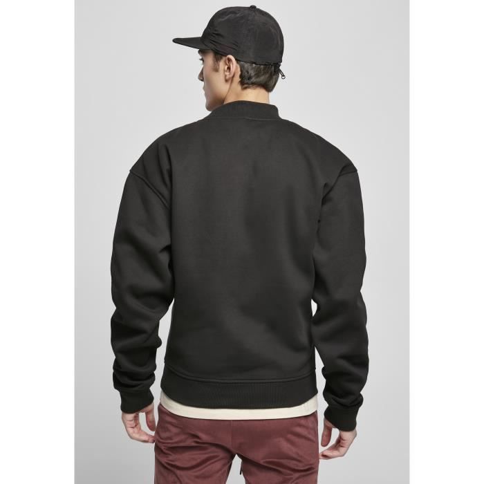 Sweatshirt Urban Classics Mock Neck Crew (GT) - Noir - 5XL