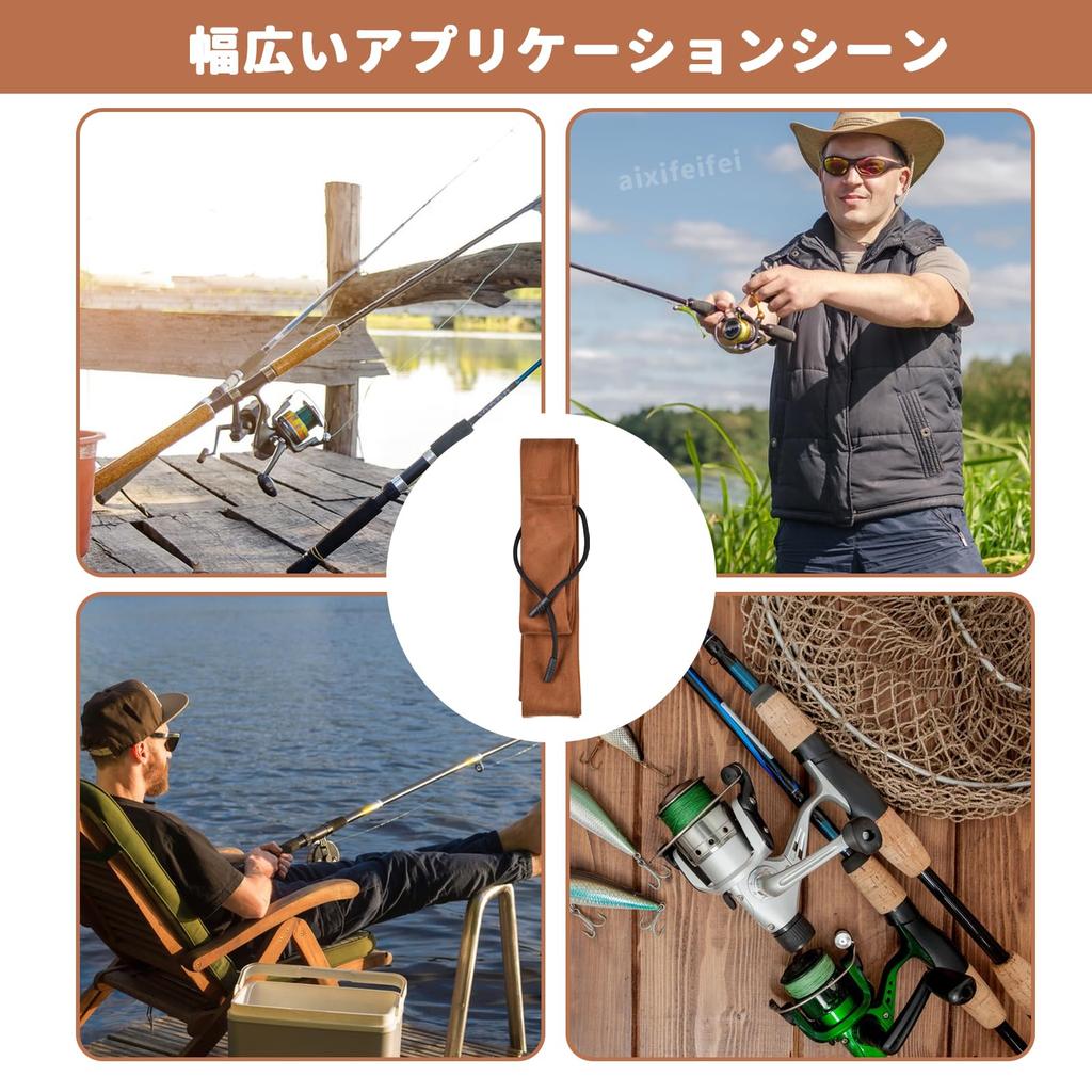 ADOFUN Fishing Rod Bag, Fishing Bag, Length 150cm, Large Capacity,