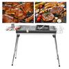50 Pcs Full Set of Barbecue Stove Thicken Stainless Steel Barbecue Grill Carbon Barbecue Stove Rack