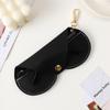 High-Value Leather Sunglasses Travel Case with Chain