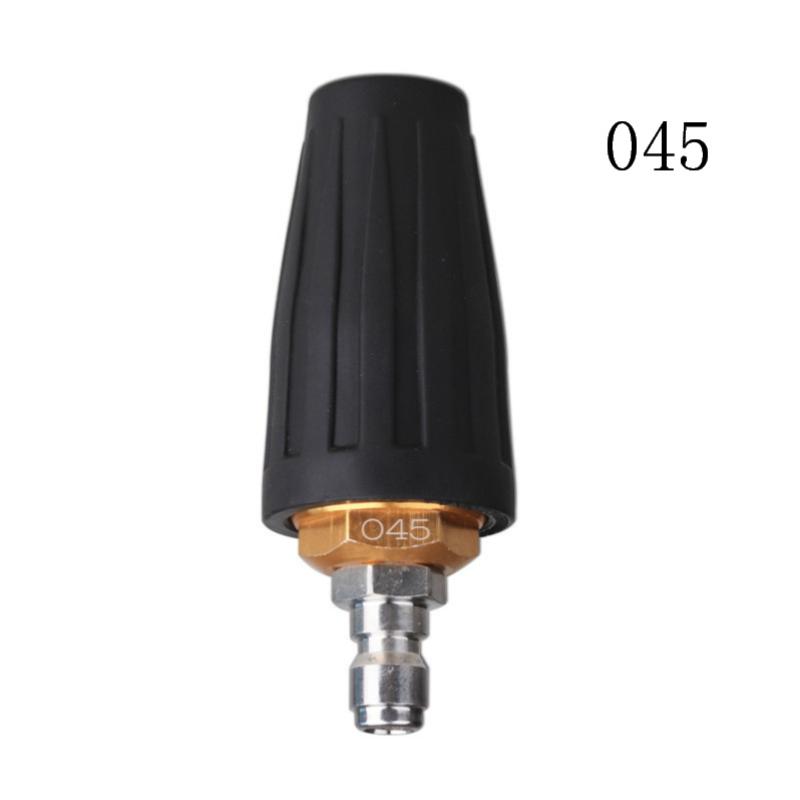 

1Pcs Ceramic Valve High Pressure Washer Turbo Nozzle 360 Degree Rotating With 1/4 Quick Connector 2.5/3.0/3.5/4.0/4.5 Gpm Orifice