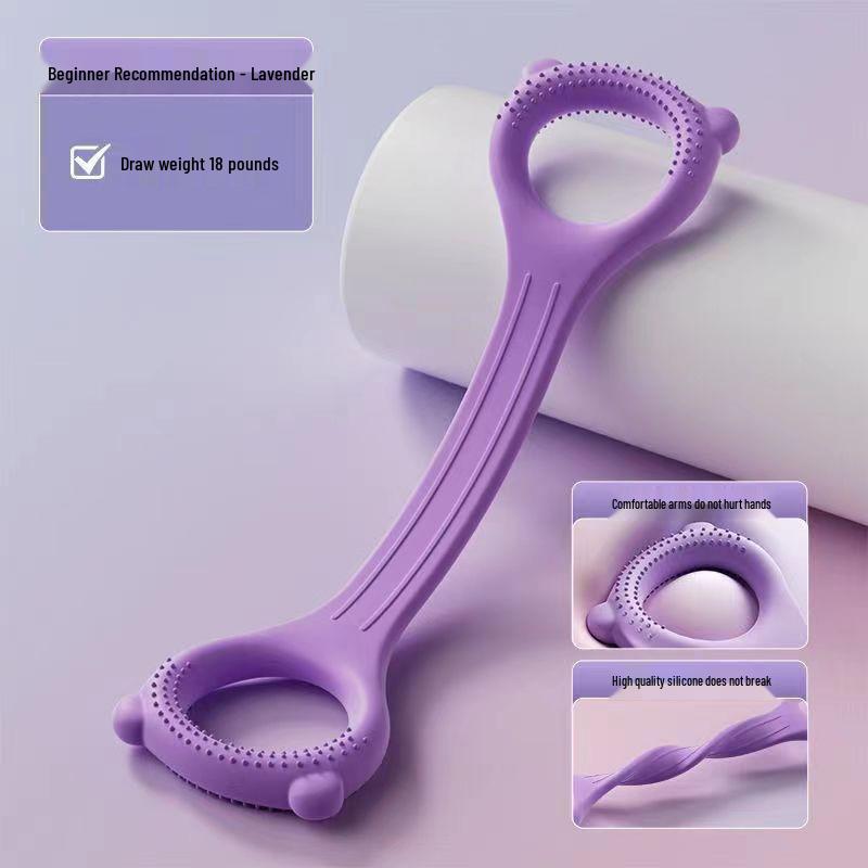 Figure-8 Fitness Band: Women's Chest Expander & Back Training Yoga Elastic