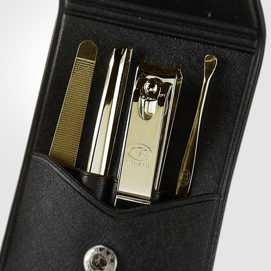 777 Three Seven Gold Набор для стрижки ногтей из 4 предметов TS-79G Сделано в Корее — фото 2