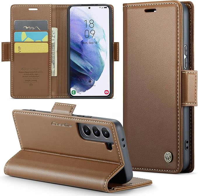 For Samsung Galaxy S21  Plus 5G Wallet Case with [RFID Blocking] Card Holder Magnetic Kickstand,Leather Flip Protective Case Wallet