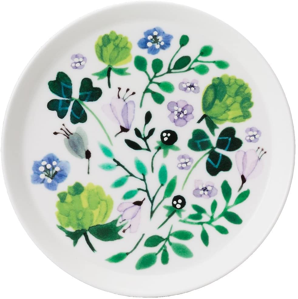 NARUMI Dinnerware Anna Floral Set for 5 Microwave Dishwasher Gift Boxed Set, Emilia, Green, Pattern, Cute, 2, Pieces, Warming, Safe, 96604-23169P