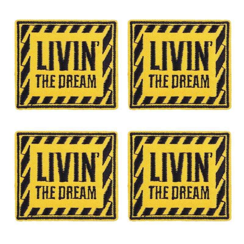 5pcs /Lots Letter Slogan Patch Letter Embroidered Patches Jackets Hats Sew Badges Patch Iron On Patches For Backpack Diy Stickers