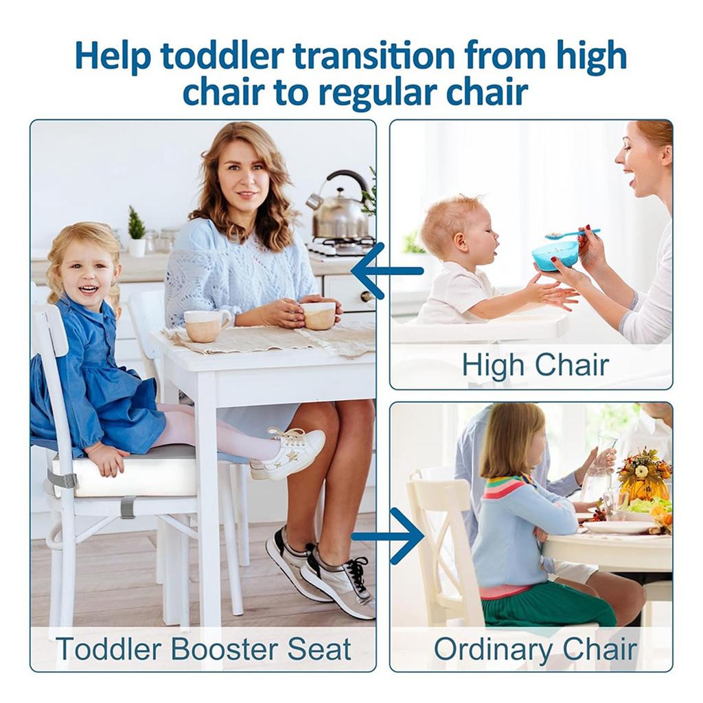 2026+ Booster Seat for Kitchen Chair-Toddler Booster Seat for Dining Table , Non-Slip & Portable Dining Cushion for Kids