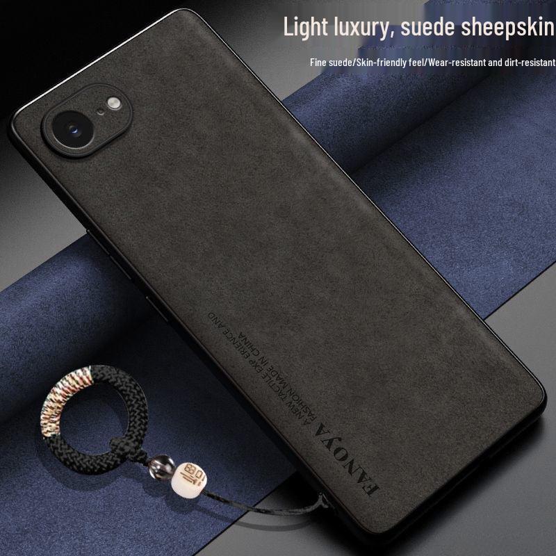 

iPhone 17e Protective Leather Case with Full Lens Coverage - Drop-Proof, Frosted Silicone iPhone 17e