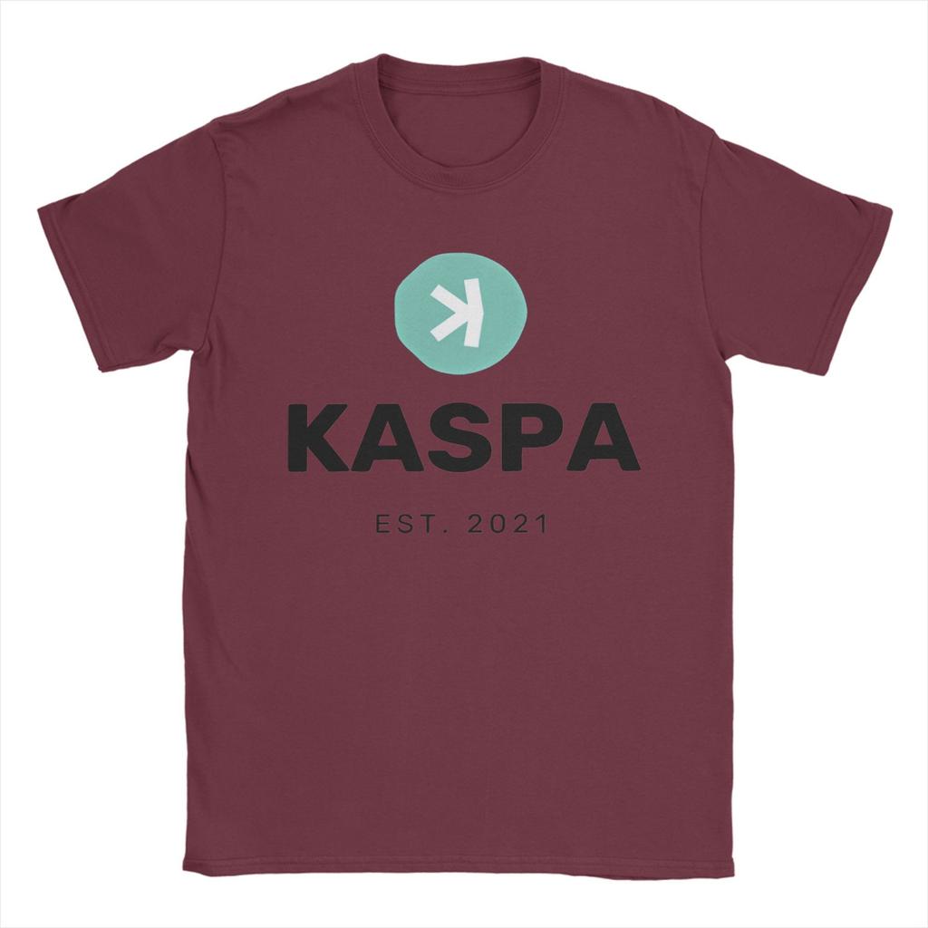 Kaspa Crypto Millionaire Loading Pure Cotton T-Shirt For Man Summer  Y2K Retro T-Shirts O-Neck Harajuku Oversized Print Clothes