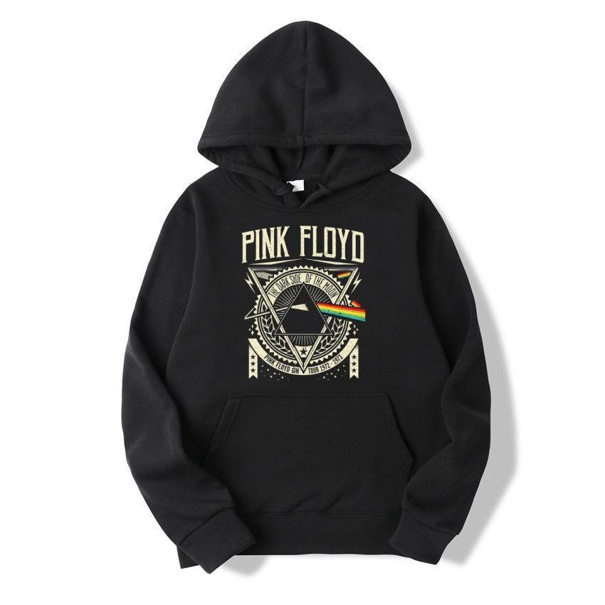 Rudens/Ziemas Vīriešu Hūdijs Pink Floyd Iespiests