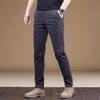 Sommer Dünne Baumwolle Herren Freizeit Hose Trendig Vielseitig Elastisch Leichte Business Hose Arbeit Formell Schlank Gerade Hose
