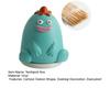 Cartoon Sitting Demon Toothpick Box Dust-proof Toothpick Holder Dispenser Toothpick Organizer Container Kitchen Countertop Decoration