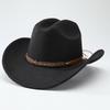 Cowboy Hat With Chain And Starry Sky Compass For Western Style Men And Women