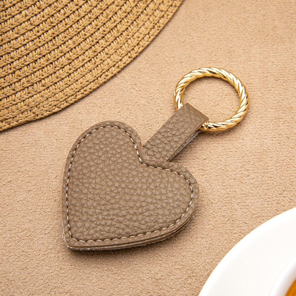 Heart Love Shape Hat Holder Anti-lost Pu Leather Magnetic Hat Clip Portable   Girl