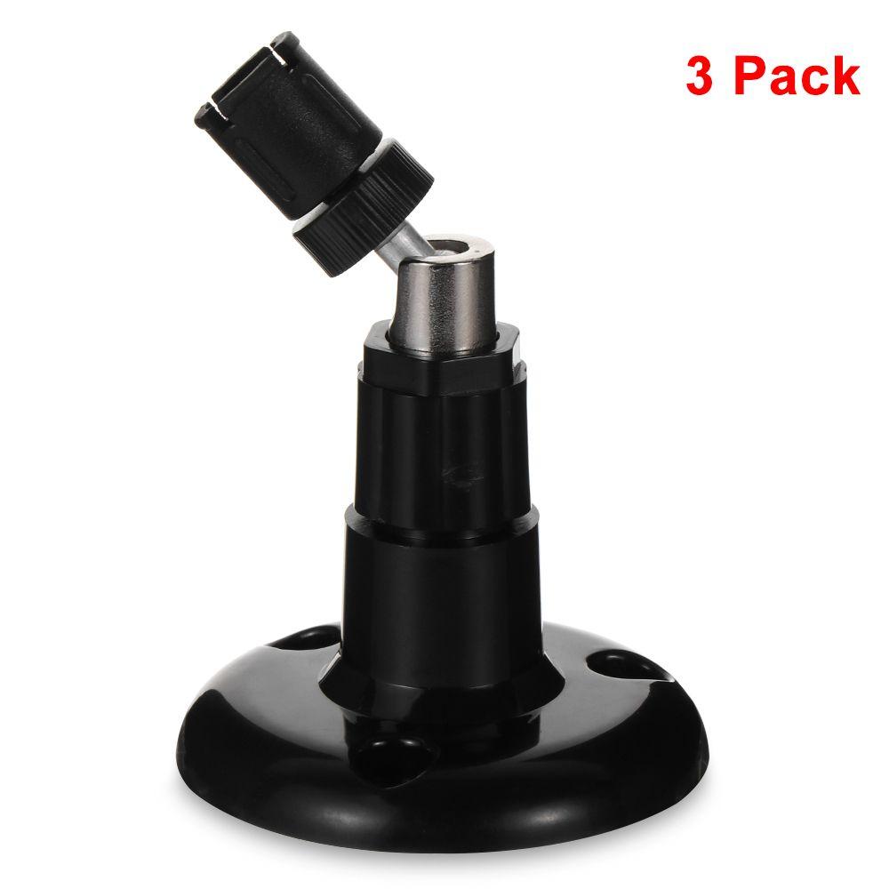 3 Pack New Sturdy Adjustable 360 Degree Wall Bracket Camera Mount Support