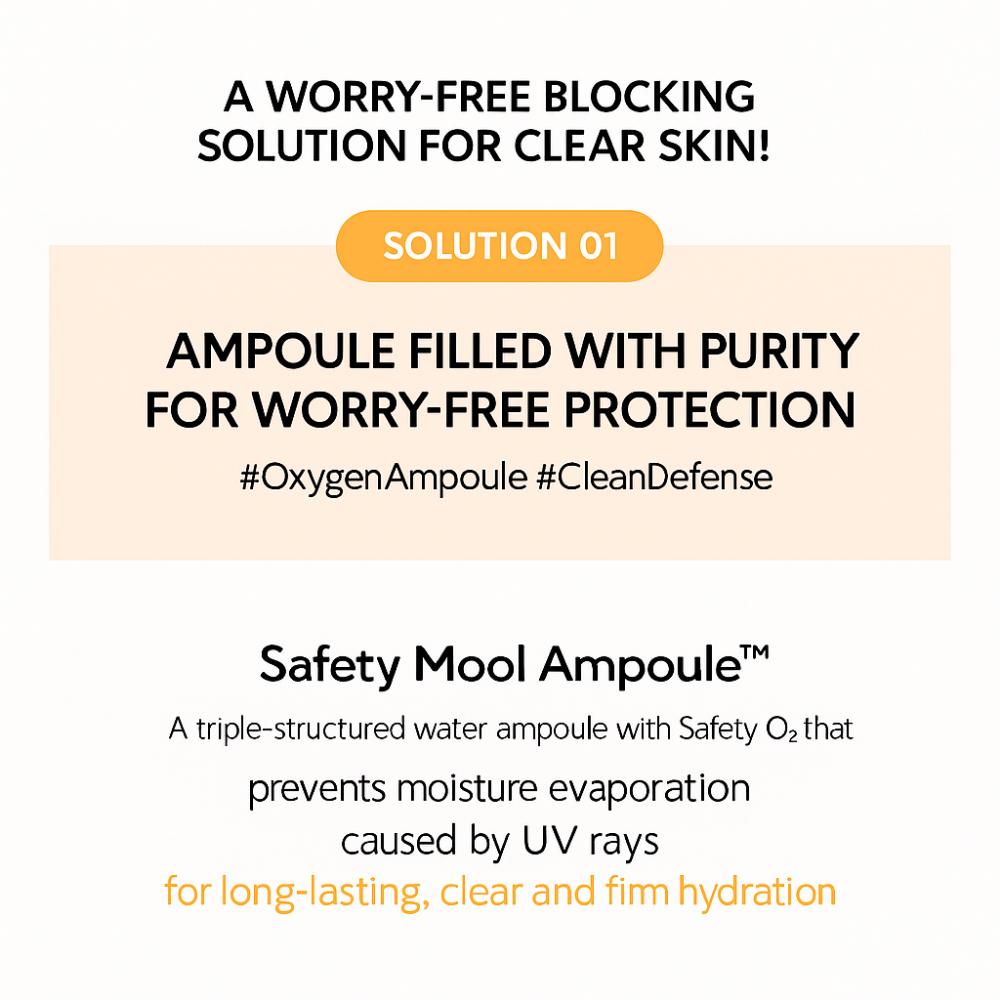 JUNG SAEM MOOL Masterclass Ampoule Sun (50ml) – SPF50+ PA++++ Ultimate UV & Environmental Defense