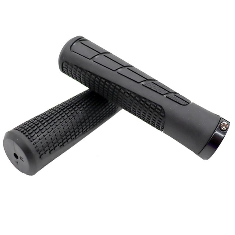 1Pair Bicycles Grip Rubber Cover Handlebars Grip Cyclings Handlebars Bicycles Handle Cover Antislip for Mountain Bikes чёрный
