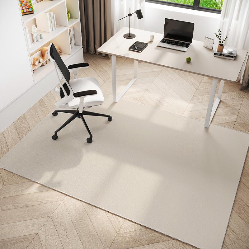 VIKAMA Modern Minimalist Study Room Carpet, Non-slip Bedroom Dressing Table Mat, Office Gaming Chair Mat, Home Decoration