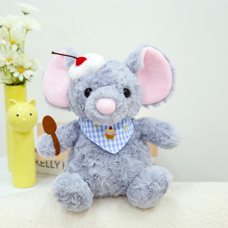 

New Cute Food Mouse Chef Little Mouse Plush Doll Doll Ornaments Gift Companion Pillow 23cm