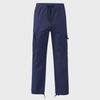 Men's Straight Casual Multi-Pocket Overalls for Spring and Autumn with Drawstring.