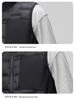 Men's Lightweight Stand-Up Collar Down Vest - Winter Warm Sleeveless Gilet with 90% White Duck Down