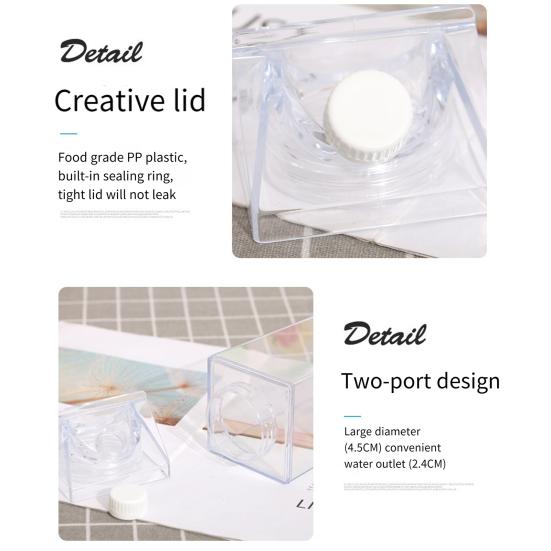 Sportovní láhev na vodu Nádoba na džus Potravinářské kvality Bez BPA Tepelně odolný design odolný proti úniku Snadno se čistí Kempingová láhev na vodu s víkem