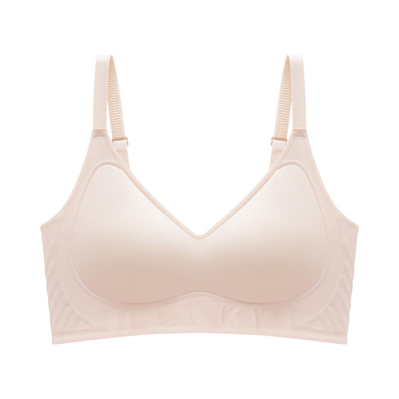 

Бесшовный бюстгальтер Женский бюстгальтер с мягкой поддержкой Тонкий гладкий бюстгальтер Собирающее нижнее белье Бюстгальтер от провисания Бюстгальтер пуш-ап 2XL белый